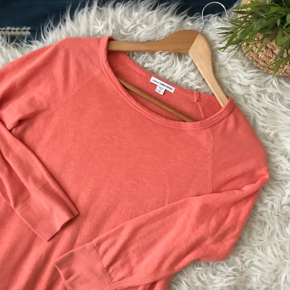 james perse vintage fleece sweatshirt